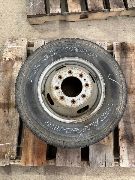 GOODYEAR WRANGLER TIRE ON DUALLY RIM — photo 1
