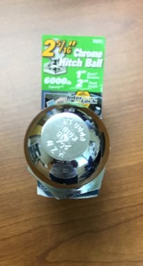 CHROME HITCH BALL — photo 1