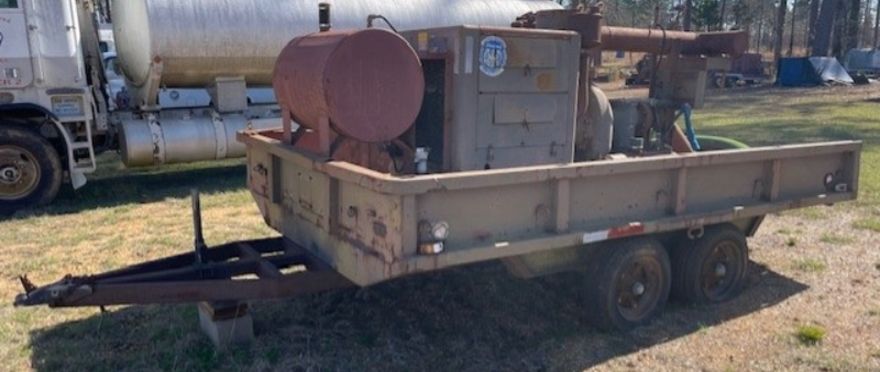 1980 GPM Pump, Trailer Mounted