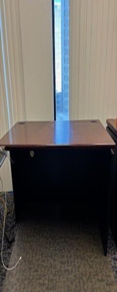 Desk and Filing Cabinet
