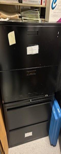 Black Filing Cabinet