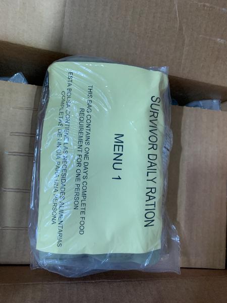 Vegetarian Survivor Daily Ration Meals