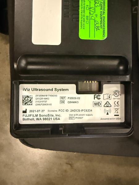 SonoSite iViz Portable Ultrasound System Lot