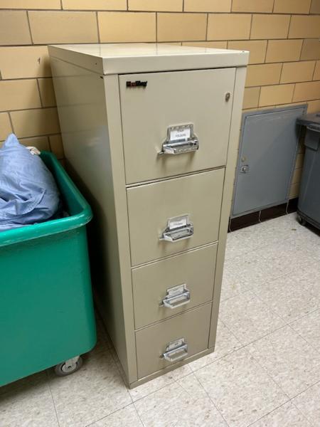 Fire King Filing Cabinet