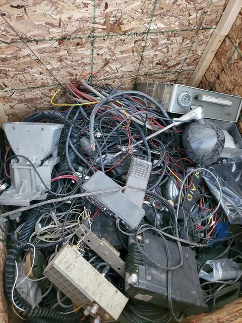 UHF Vehicle and Hand Held Radios, Spot Lights and Speakers