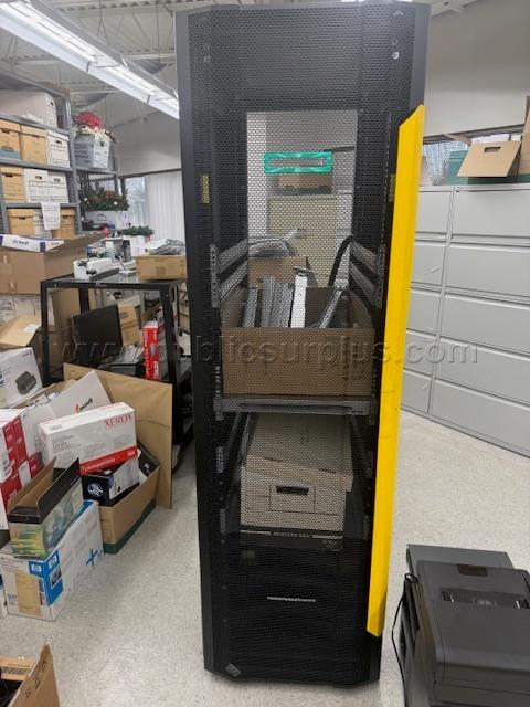 Network Rack Cabinet - HP - with an Interruptable Power Supply (UPS)