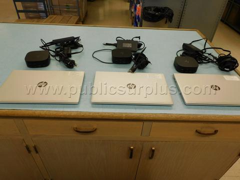 1 LOT OF 3 EA HP/ 1 DELL LAPTOPS