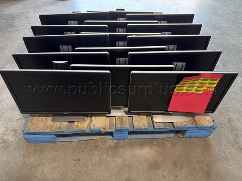 LOT OF 15 23" DELL MONITORS