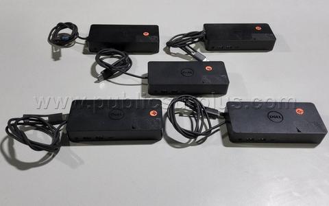 LOT OF 5 DELL DOCKING STATIONS