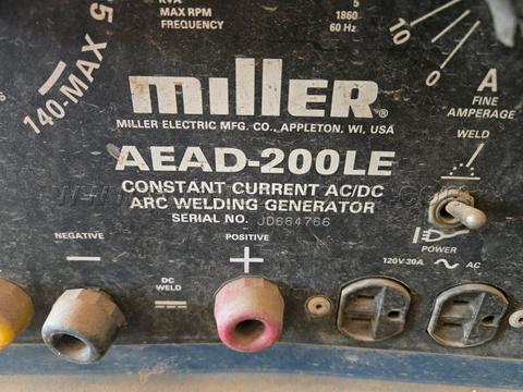 MILLER 200LE WELDER/GENERATOR