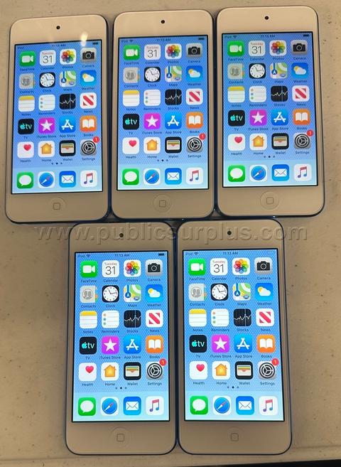 Lot of 5 Apple iPod Touch 6th Gen. 16GB A1574