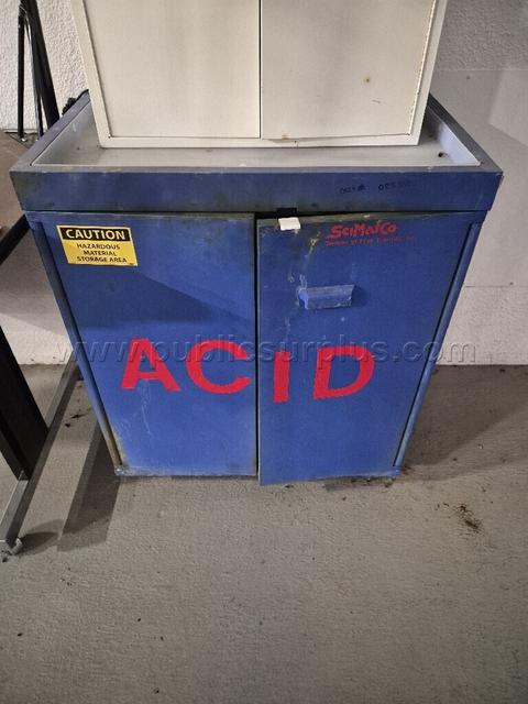 "Acid" Storage Cabinet *Unknown Condition*