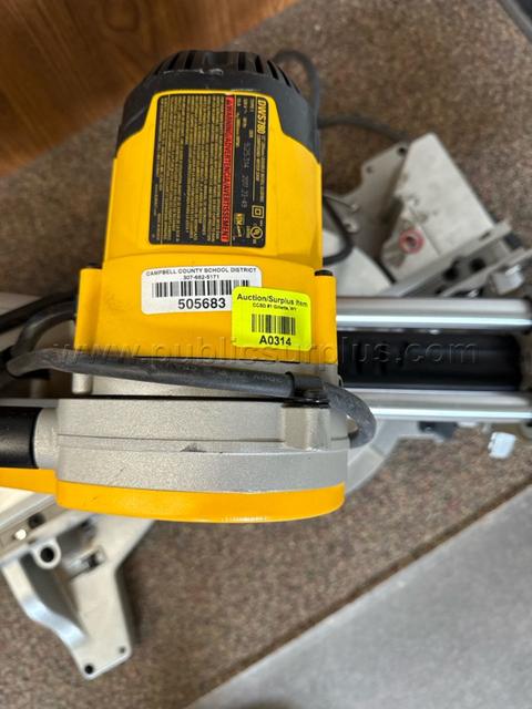 Dewalt Miter Saw, 505683, A0314