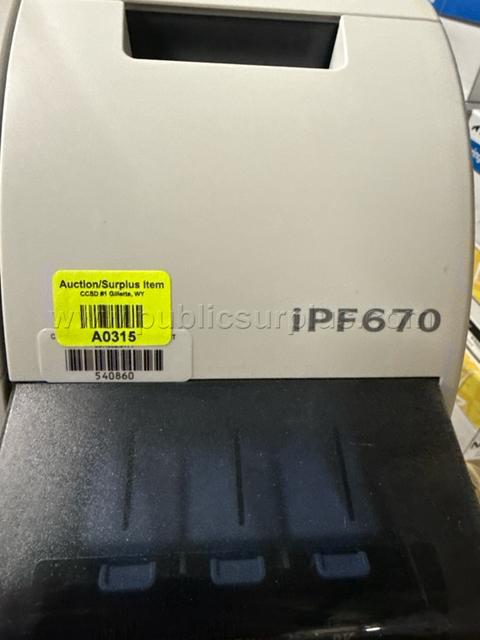Canon IPF670 Printer, 540860,A0315