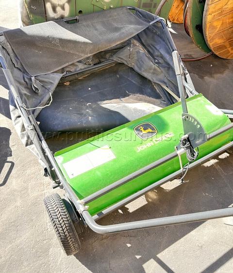 John Deere 42" tow-behind lawn sweeper
