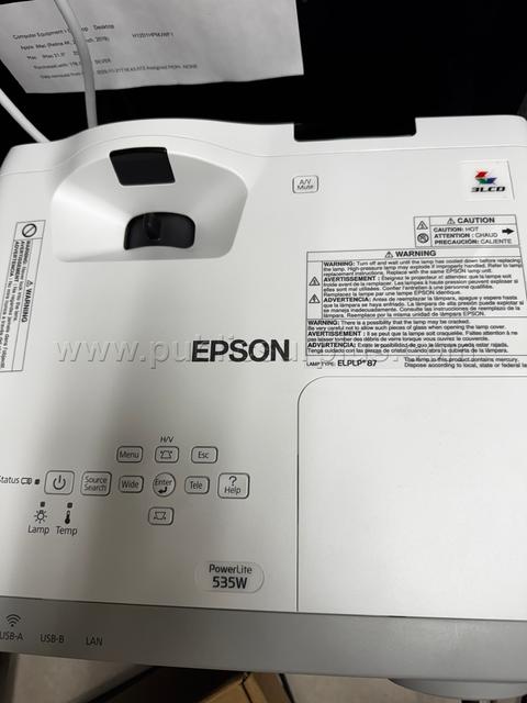 2 Projectors (InFocus and EPSON)
