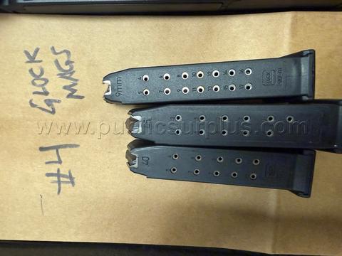 X3 GLOCK MAGS.  9MMx1,    .40x1   , .45x1