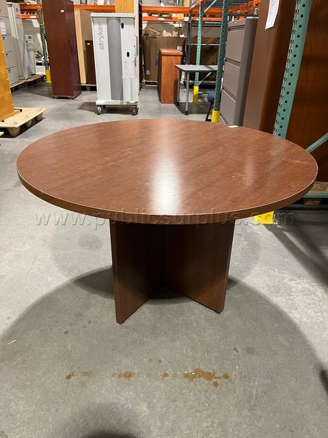 Wood Round Table-FFF5-DM