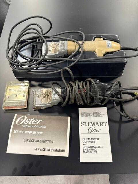 Lot of 2 Oster Cattle Clippers