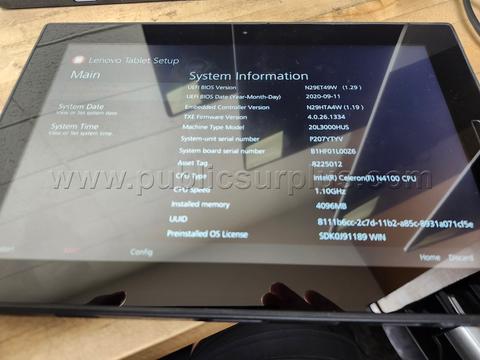 Lenovo Tablet 10