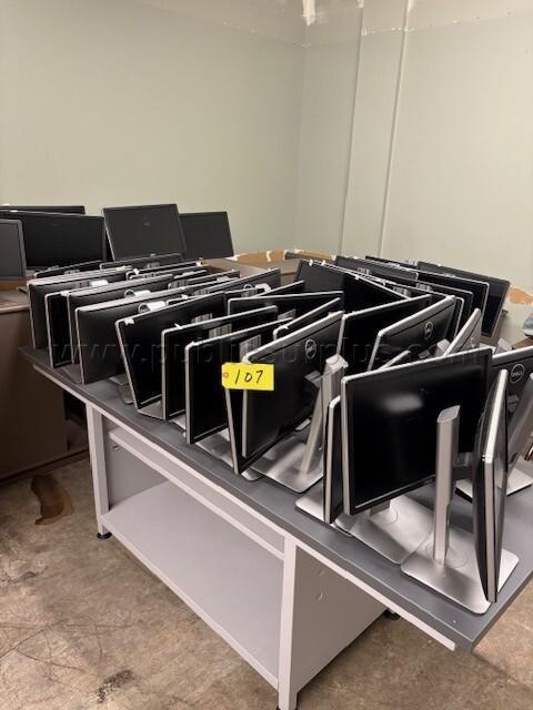 Stack of Dell Monitors
