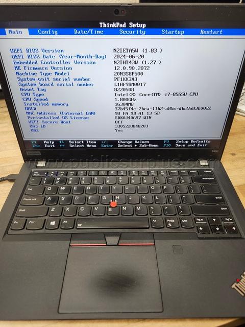 Lenovo ThinkPad T490