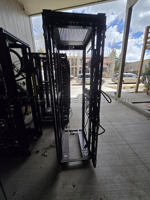Lot of 5 Rolling Server Racks