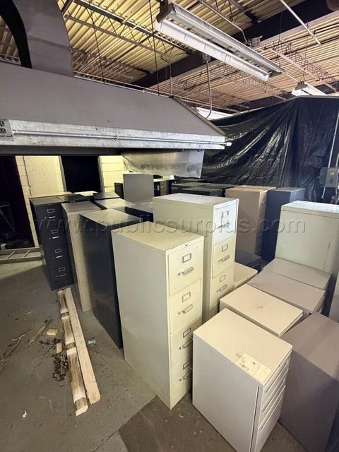 Lot of Vertical File Cabinets