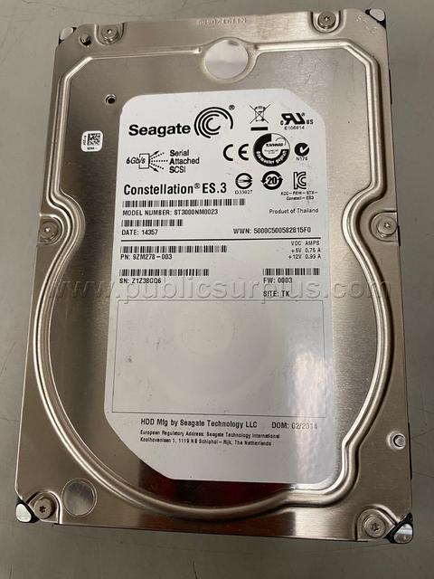 Lot of (5) 3TB Hard Drives
