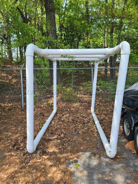 Custom PVC Training / Structural Frame - Clemson Athletics Football Surplus