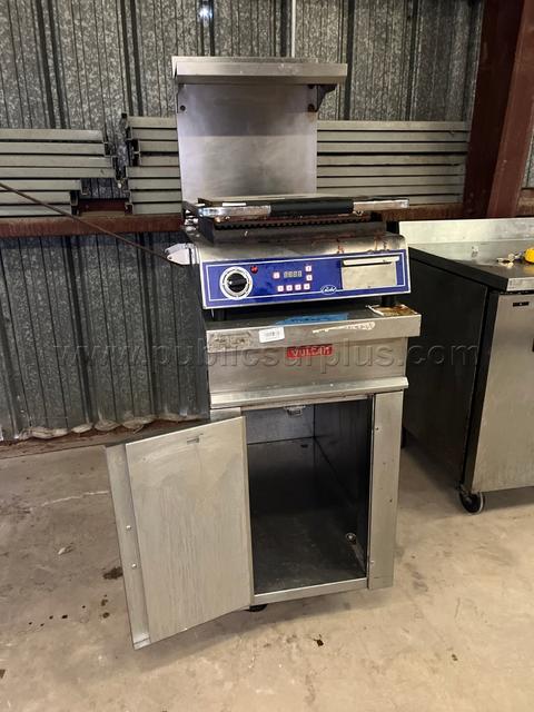 Commercial Electric Panini with Stainless Steel Cabinet Base- Building 609-ZW