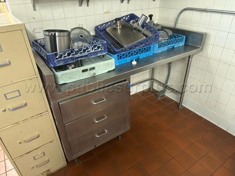 Prep table and Drawers - Lot HH
