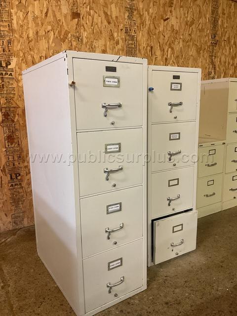 2-4 Drawer Shaw-Walker Fire Proof File Cabinet Lot # 4647