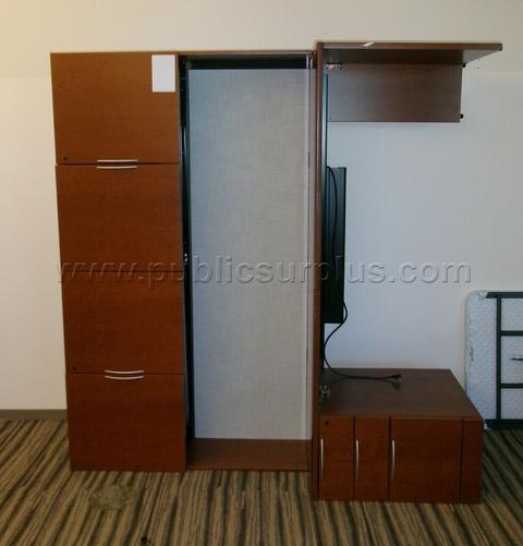 XL Desk with Top Storage Cabinets