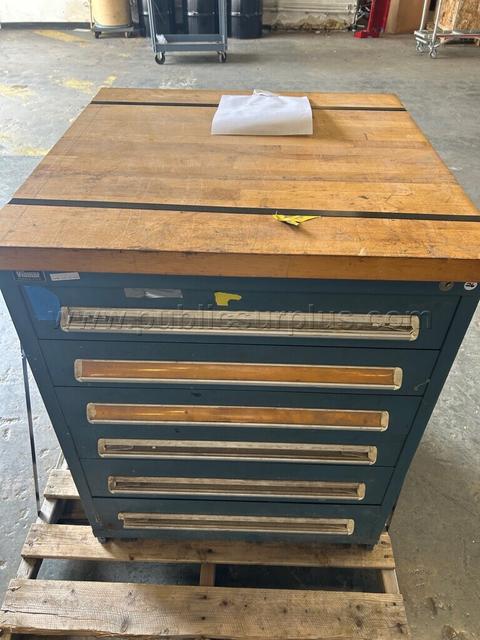 Cabinet, Vidmar, 6 drawer, Woodtop (26)