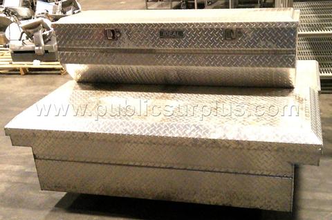 Lot of 3 Aluminum Ideal Tool Boxes