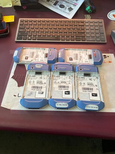 Lot of 5 Zebra Android Mobile Barcode Scanner - RC - Z2