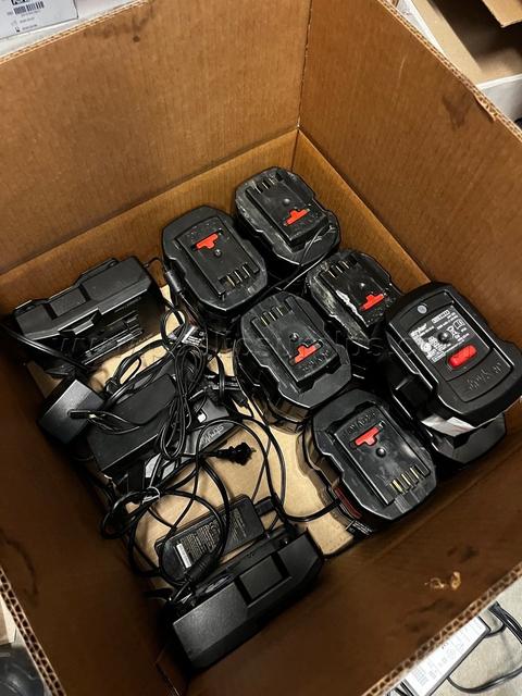 Stryker EMS stretcher/cot batteries and chargers