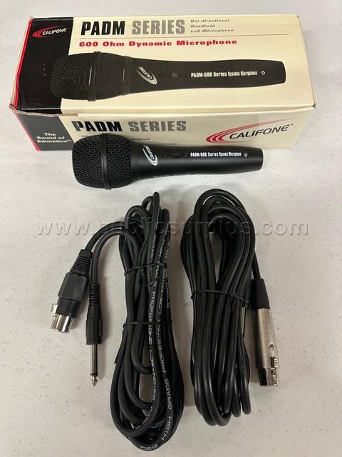 NEW Califone PADM-500 Dynamic Handheld Microphone Mic