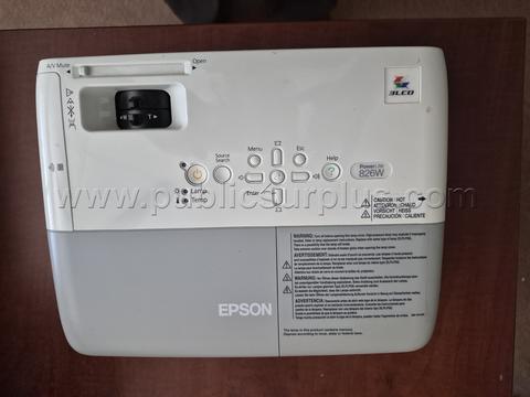 EPSON POWERLITE 826W PROJECTOR