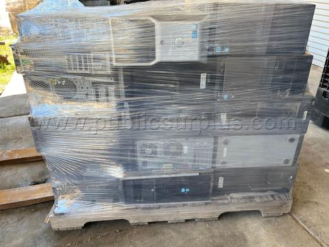 Lot of 2 Pallets of computers