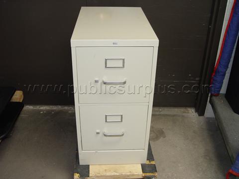 2 Drawer File Cabinet 15" x 25" x 29"
