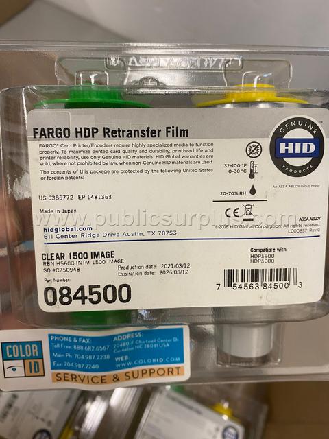 Lot of (7) FARGO HDP Retransfer Film