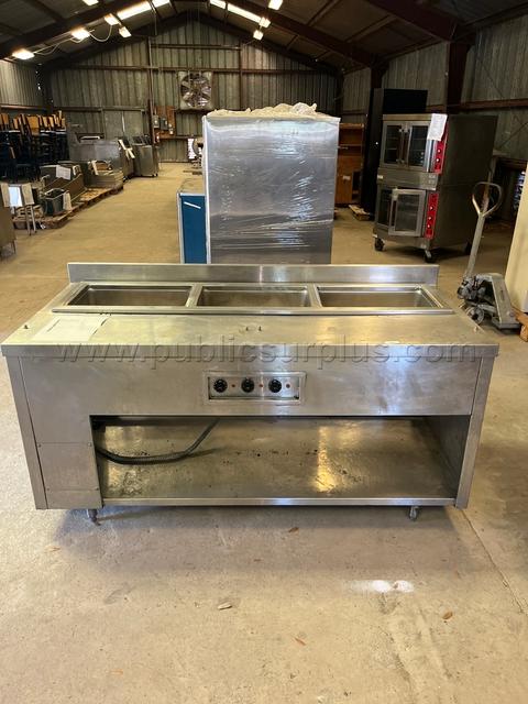 Commercial Stainless Steel Steam Table Hot Food Station - Multi-Well-609-ZW