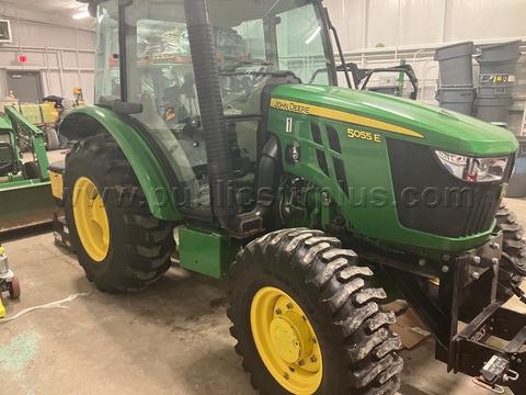 John Deere 5055E tractors w/salter and plows-#1