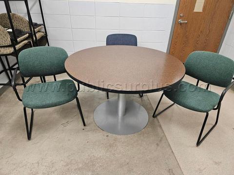 Round Table & 3 Chairs
