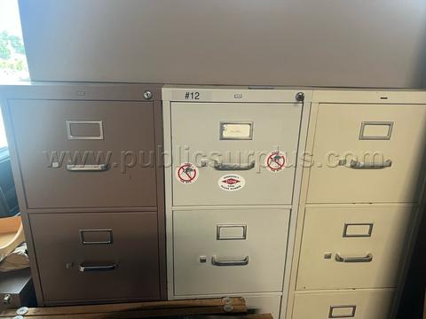 Vertical Filing Cabinets - 4-Drawer Steel (1 unit)