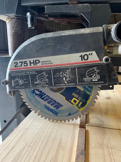 Craftsman 2.75 HP -10" Blade Rotary Saw- Building 609-ZW