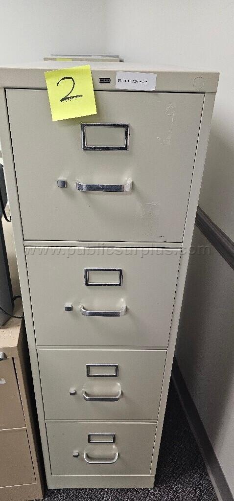 4 drawer beige file cabinet (2)